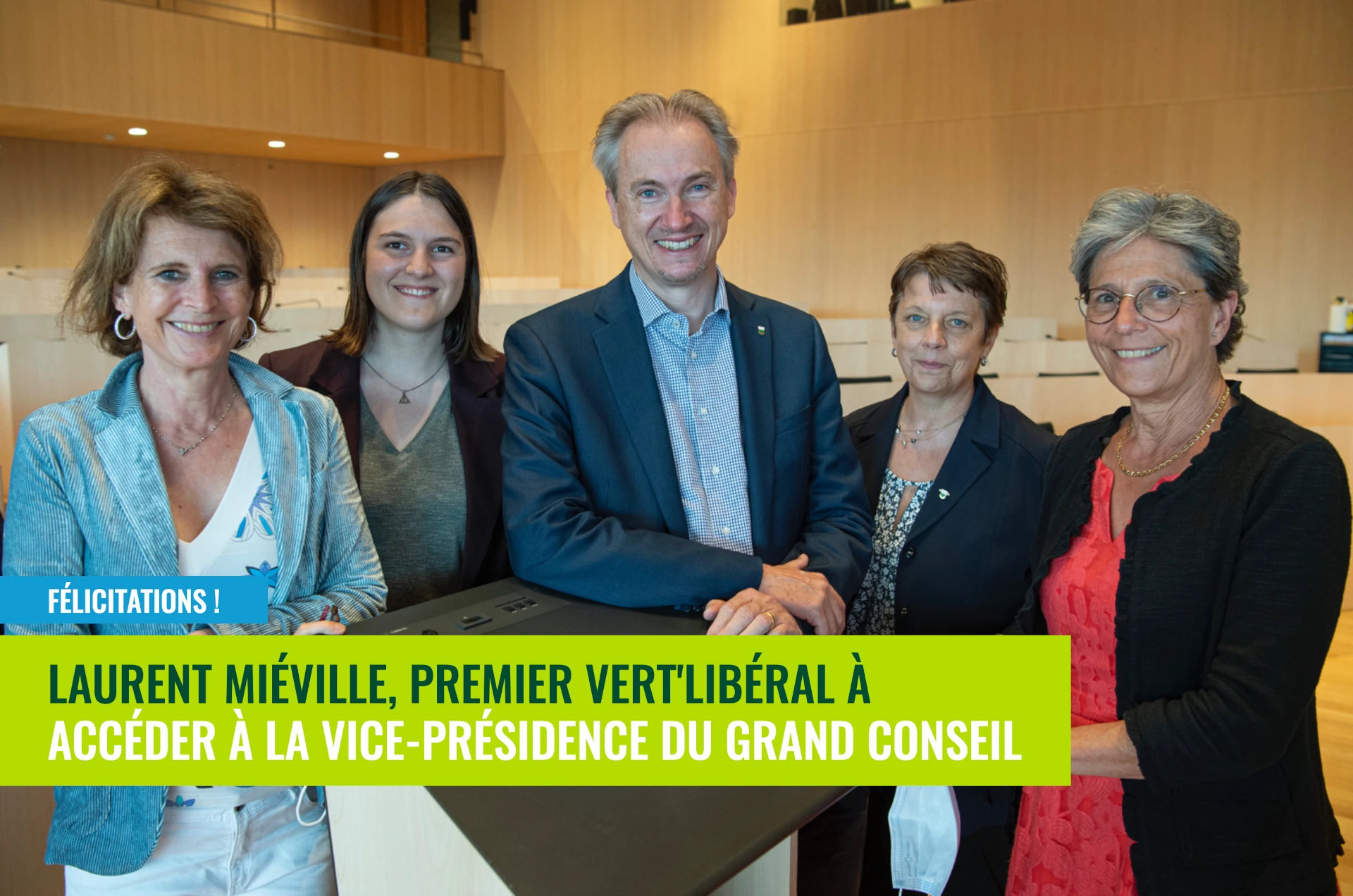 Laurent Miéville vice-présidence